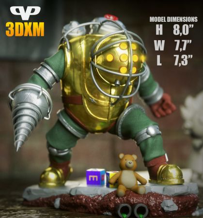 Big Daddy Chibi – 3D Print Model - SoftArchive