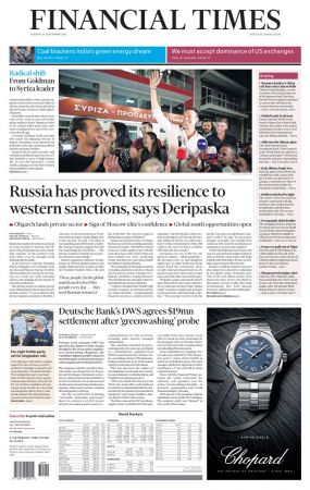 Financial Times USA - 26 September 2023