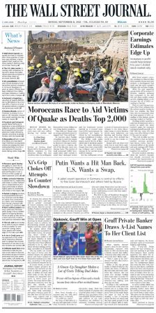 The Wall Street Journal - 11 September 2023