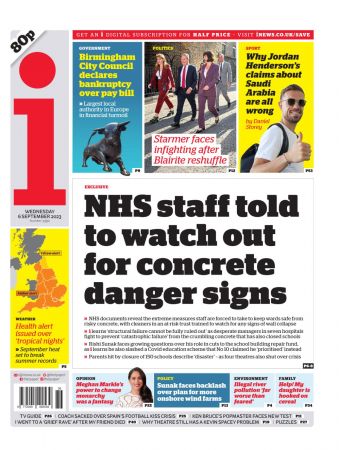 The i Newspaper - 6 September 2023