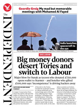 The Independent - 3 September 2023