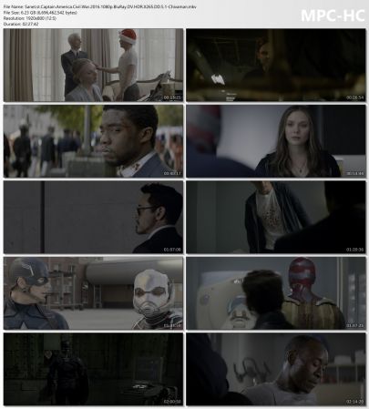 Captain America Civil War 2016 1080p BluRay DV HDR X265 DD 5.1-Chivaman