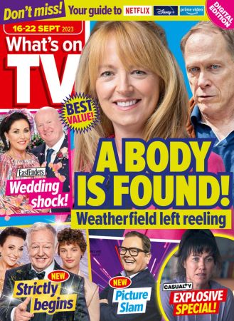 What's on TV - 16 September 2023