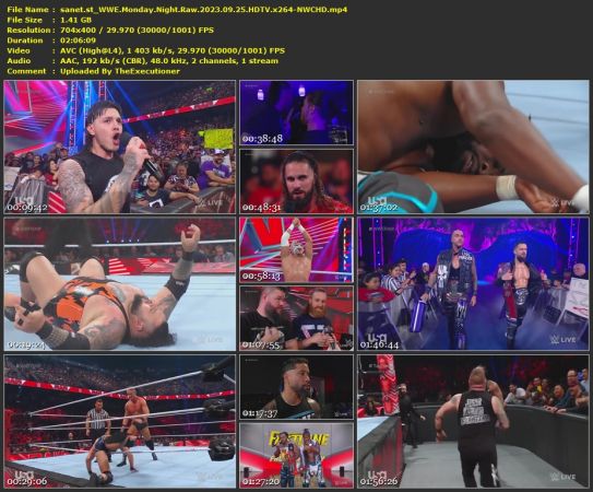 WWE Monday Night Raw 2023 09 25 HDTV x264-NWCHD