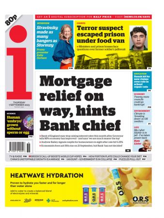 The i Newspaper - 7 September 2023