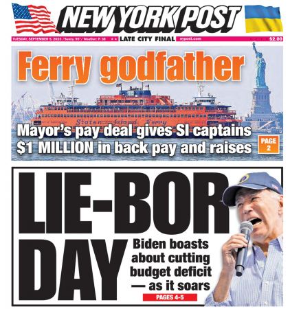 New York Post - September 5, 2023