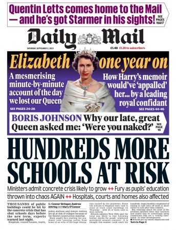 Daily Mail - 2 September 2023
