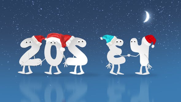 Videohive - New Year Cartoon 2024 | After Effects - 48575805