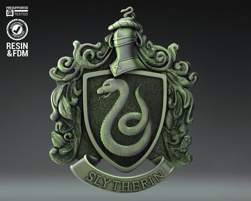 Wicked – Slytherin Shield – 3D Print Model - SoftArchive