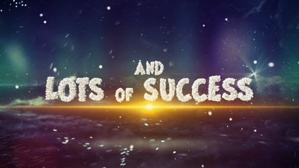 Videohive - Magic Snowflakes Wishes 2024 - 48792578