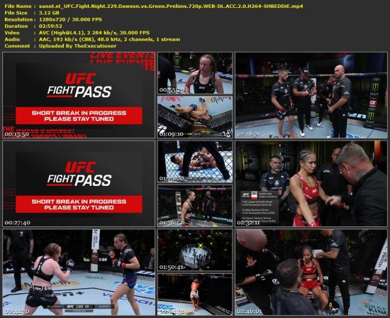 UFC Fight Night 229 Dawson vs Green Prelims 720p WEB-DL H264-SHREDDiE