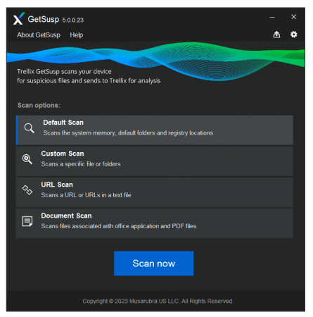 Trellix GetSusp v5.5.0.23