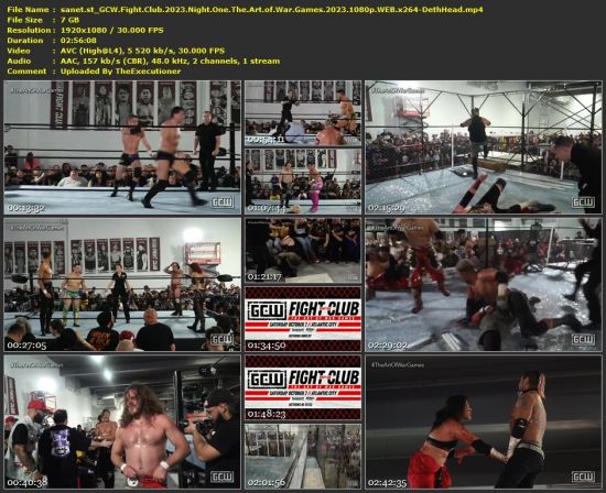 GCW Fight Club 2023 Night One The Art of War Games 2023 1080p WEB x264-DethHead