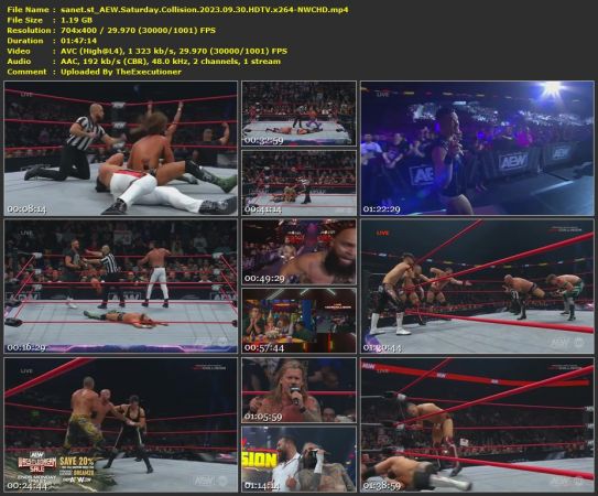 AEW Saturday Collision 2023 09 30 HDTV x264-NWCHD