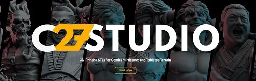C27 Studio (Minis &amp; Terrain) - Collection 3D Printable Miniatures