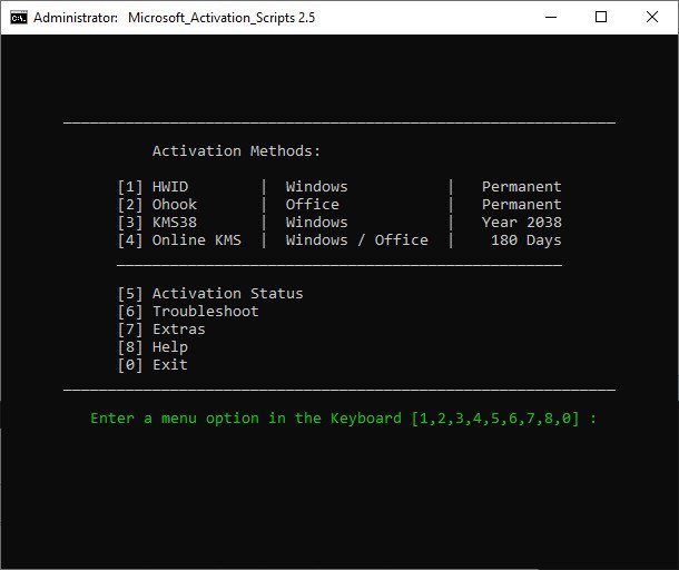 Microsoft Activation Scripts 3.11