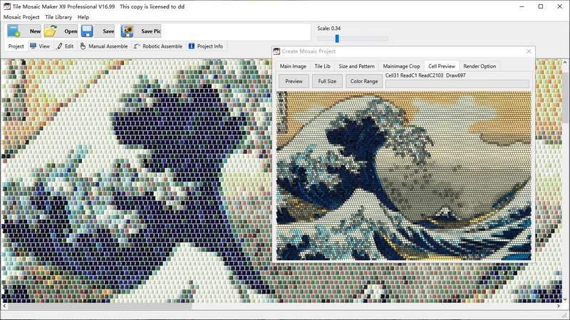 Tile Mosaic Maker X9 Professional Edition 17.13
