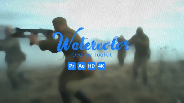 Videohive - Watercolor Overlay Toolkit - 49351400