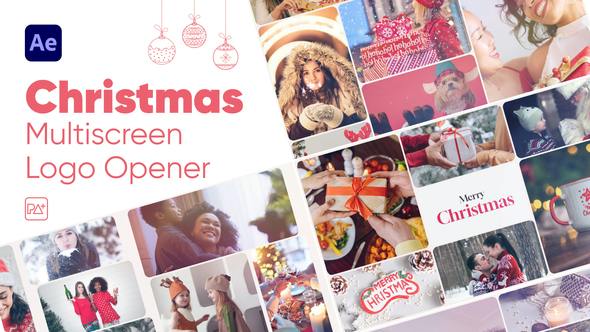 Videohive - Christmas Multiscreen Logo Opener - 49000344