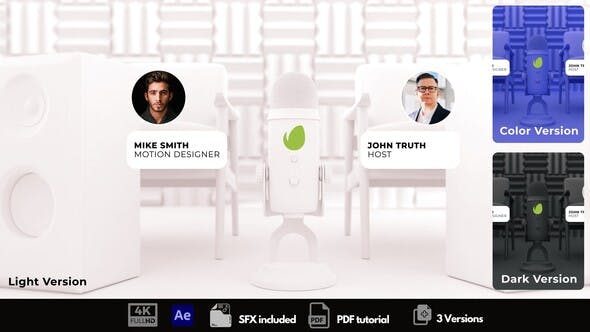 Videohive - Podcast Intro - 48999472
