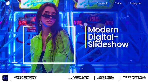 Videohive - Modern Digital Slideshow | Digital Presentation - 43394967