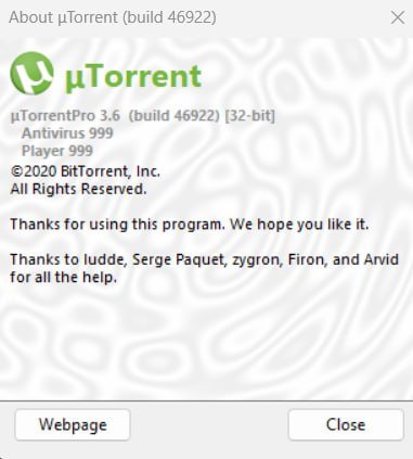 μTorrent Pro 3.6.0 Build 46922 Multilingual