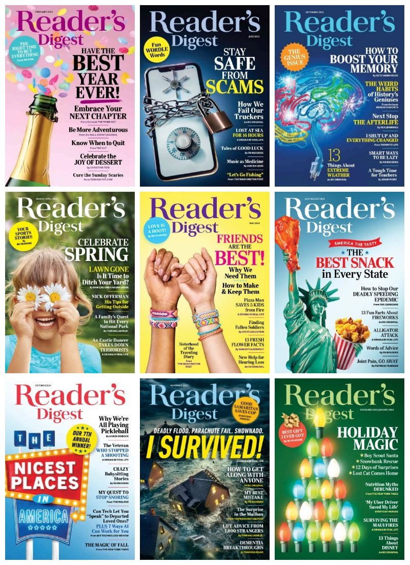 Reader's Digest USA - Full Year 2023 Collection - SoftArchive