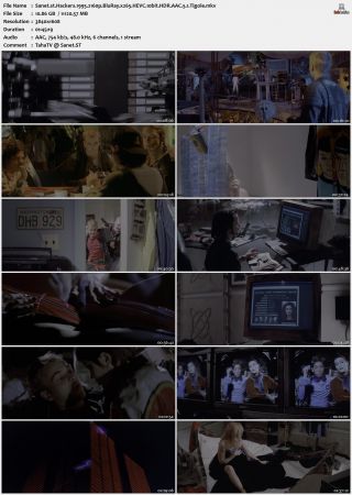 Hackers 1995 2160p BluRay x265 HEVC 10bit HDR AAC 5.1 Tigole
