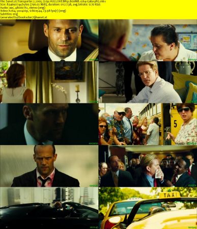 Transporter 2 2005 720p HULU WEBRip 800MB x264-GalaxyRG
