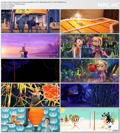 Cloudy with a Chance of Meatballs 2 2013 1080p BluRay DDP5.1 H265-EDGE2020