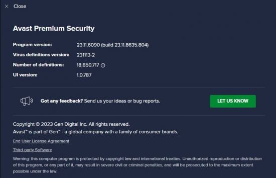 Avast Premium Security 23.11.6090 (build 23.11.8635.804) Multilingual