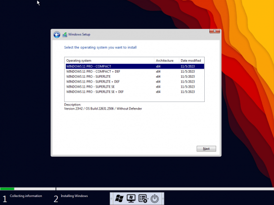 Windows 11 Pro Lite 23H2 Build 22631.2715 x64 November 2023 Ghost Spectre