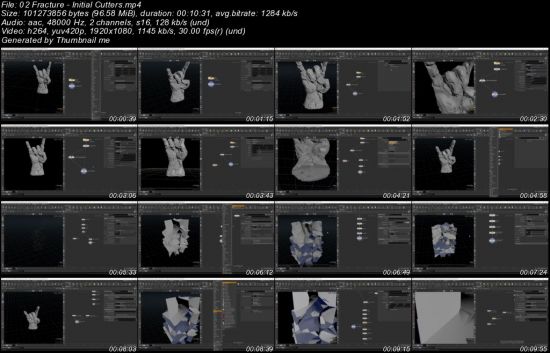 Magical Rock Assembly - Houdini &amp; Nuke VFX Course
