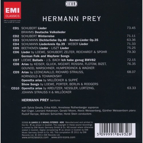  Hermann Prey - A Life in Song10 CDs Box Set (2011) FLAC
