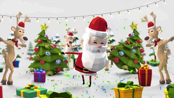 Videohive - Christmas Dance Greetings - 49103138