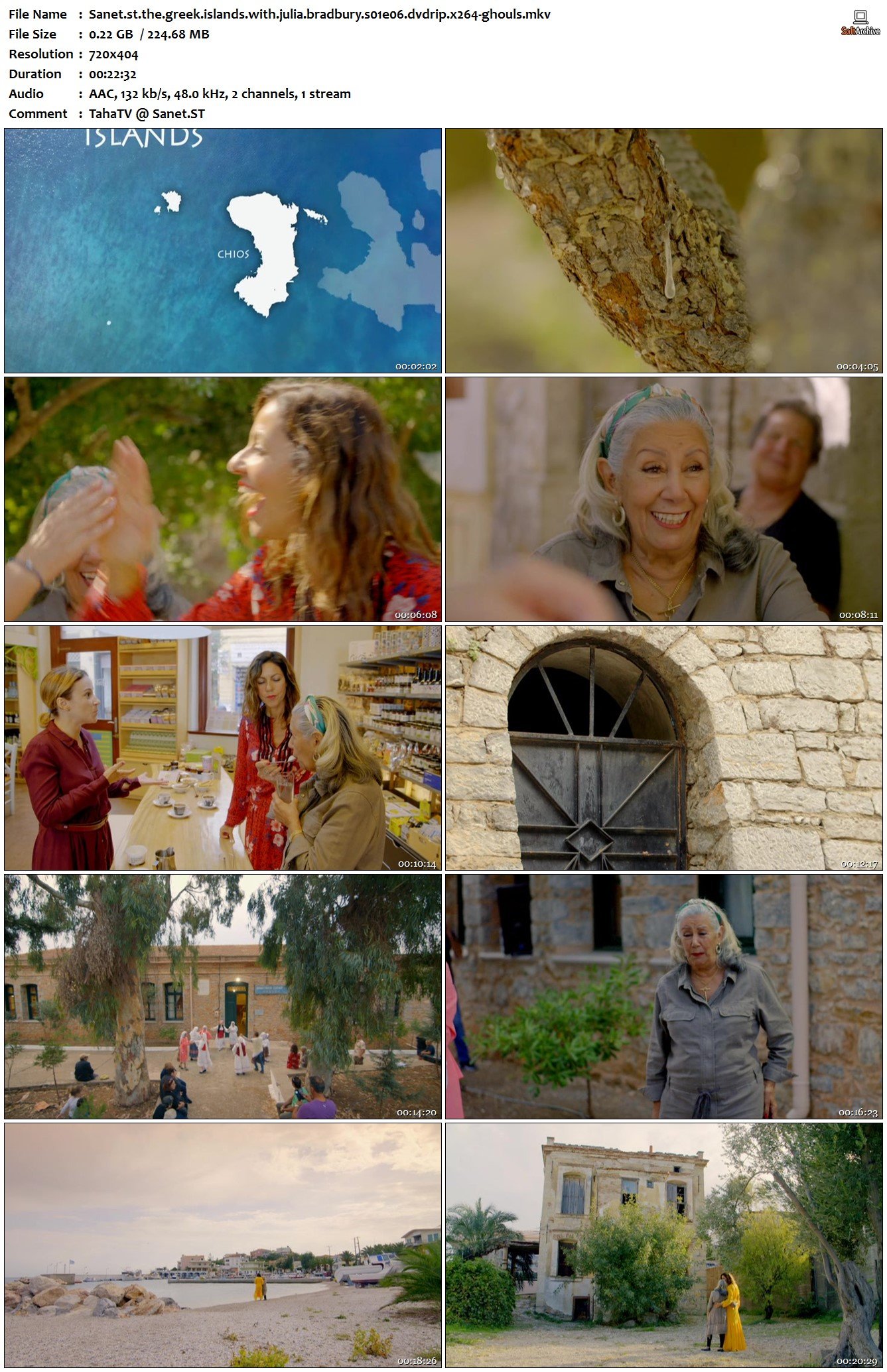 The Greek Islands with Julia Bradbury S01 DVDRip x264-GHOULS - SoftArchive
