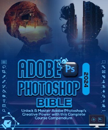 Adobe Photoshop 2024 Bible: Unlock &amp; Master Adobe Photoshop's Creative Power with this Complete Course Compendium