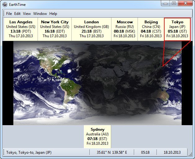 free EarthTime 6.24.12 for iphone instal