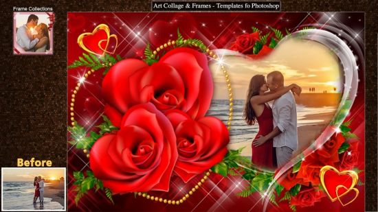 Art Collage &amp; Frames - Templates for Photoshop
