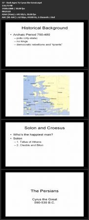 Lectures on Greek History and Culture