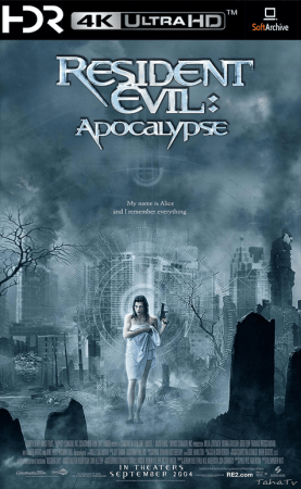 Resident Evil Apocalypse 2004 Extended 2160p UHD BluRay x265 HDR DDP 7.1 English Weasley HONE