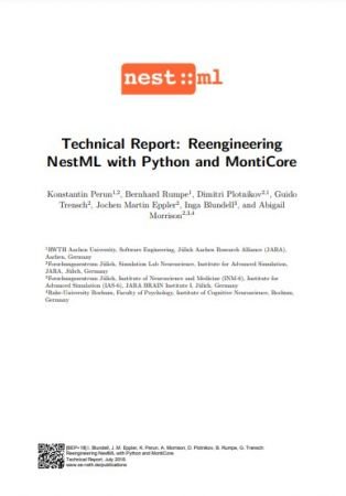 Reengineering NestML with Python and MontiCore