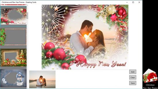 Christmas and New Year Frames - Greeting Cards