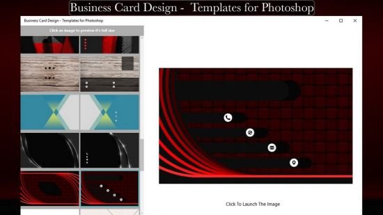 Business Card Design - Templates for Photoshop