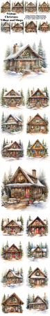 Vintage Village and Shops in Winter