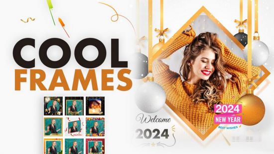 New Year - Cool Frames &amp; Photo Filter Effects
