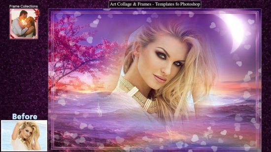 Art Collage &amp; Frames - Templates for Photoshop