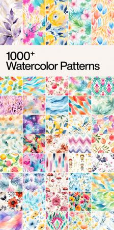 Watercolor Patterns - 1000+ Textures