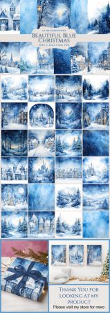 Beautiful Blue Winter Backgrounds
