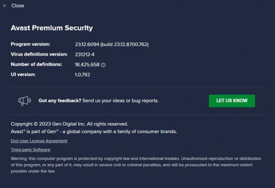 Avast Premium Security 23.12.6094 (build 23.12.8700.762) Multilingual